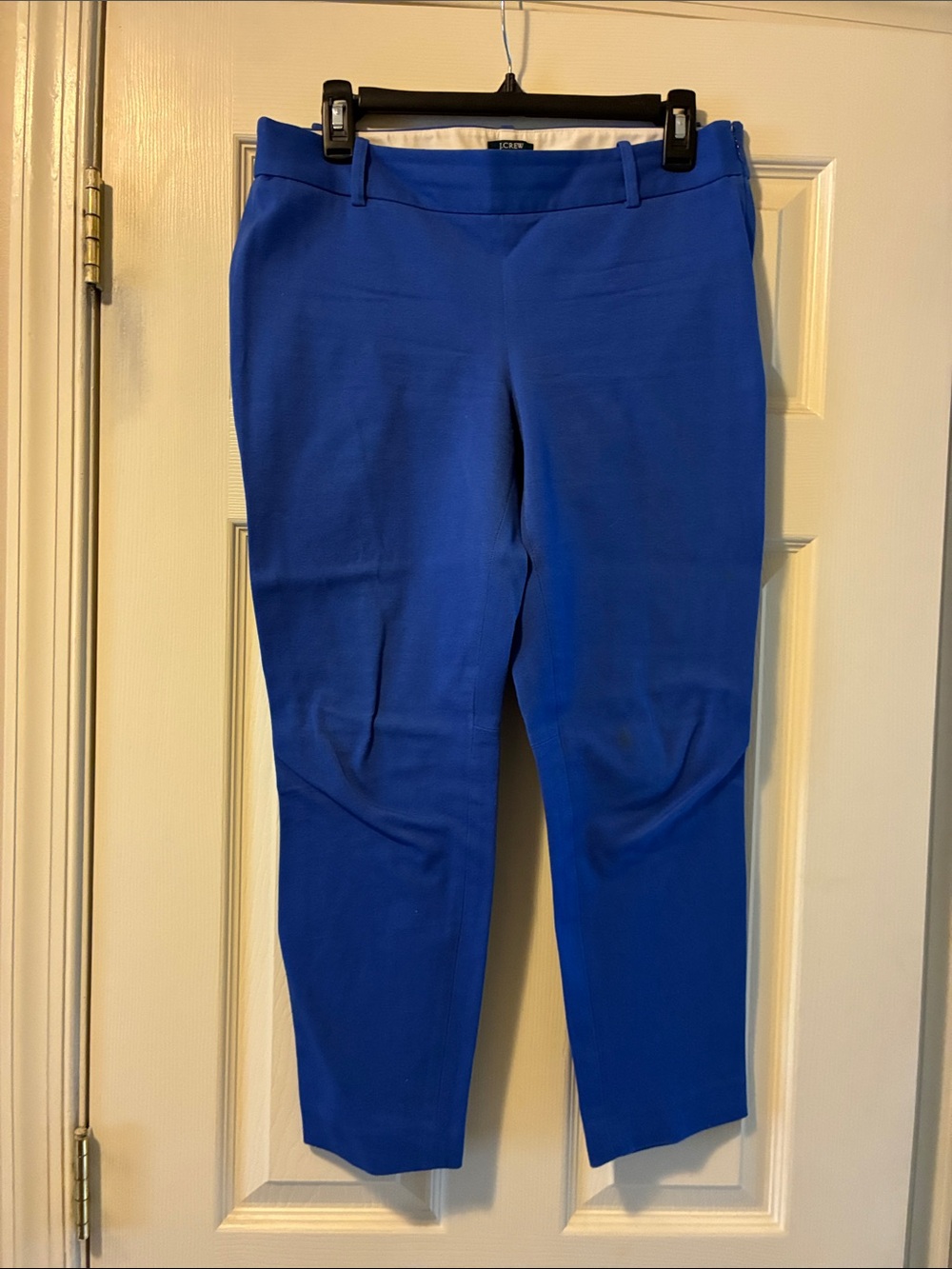 J. Crew Factory Royal Blue Cropped Straight Pants